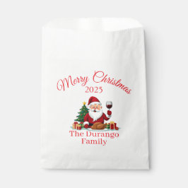 Sacolinha Customisable Happy Santa Claus Christmas Party 
