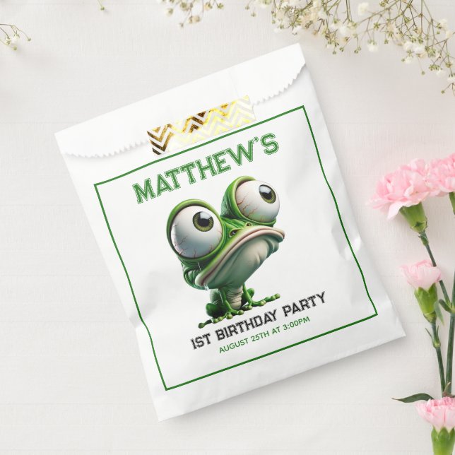 Sacolinha Cute Crazy Frog Farm Theme 1st Birthday Party (Selado)