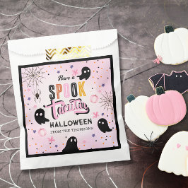 Sacolinha Cute Pink Black Sweet Spooky Halloween Ghost