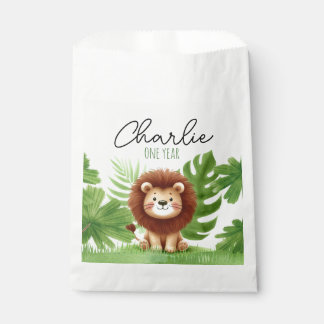 Sacolinha Cute Safari Lion Birthday