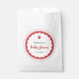 Sacolinha Cute Strawberry Baby Shower Favor
