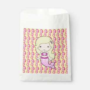 Sacolinha de Brinquedos Sereia Loira Rosa Fofa e C