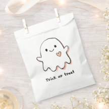 Sacolinha de Favor - Fantasma Bonito de Truque ou