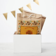 Sacolinha de Favor Personalizada "Olá Outono" Folh