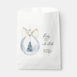 Sacolinha Decoração da árvore de Natal com Chá de fraldas de