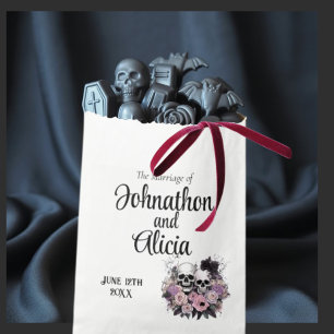 Sacolinha decoração de mesas de casamento estilo pastel Góti