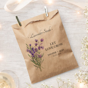 Sacolinha Deixe o amor crescer Lavanda Seed Caset Bag
