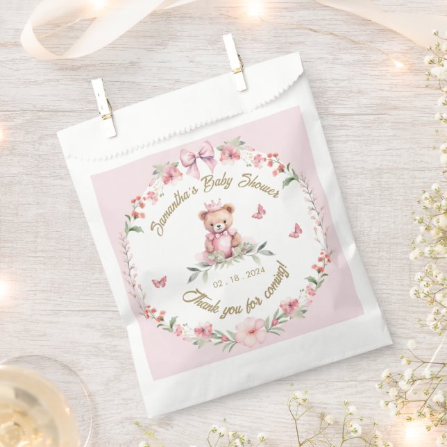 Sacolinha Delitos Flutuantes: Blooms e borboletas Baby (Cortado)