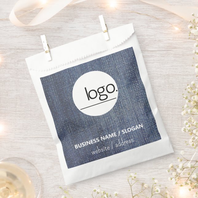 SACOLINHA DENIM BLUE TRENDY MODERN LOGO EMPRESARIAL PACAGEM (Cortado)