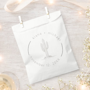 Sacolinha Desert Vibes Wedding Cactus Motif ID1019