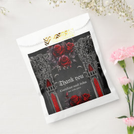 Sacolinha Design de casamento gótico e maravilhoso.