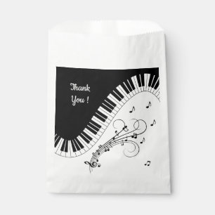 Sacolinha Design de Música do Teclado Piano