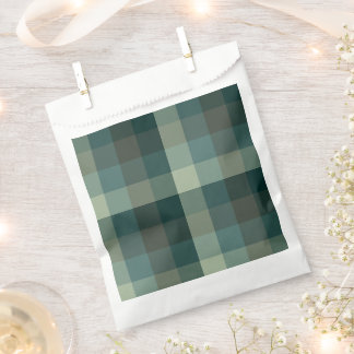 Sacolinha Design Xadrez Gingham Verde