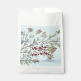 Sacolinha Designer Cookie Favor Bag em Aquarela