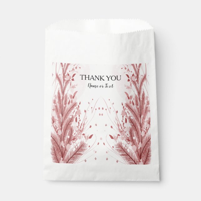 Sacolinha Desorte de Neve Vermelha de Pinheiro de Natal Boni (Frente)