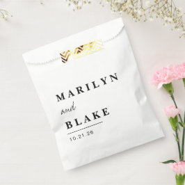 Sacolinha Despedida de Casamento Simples Elegante Bag