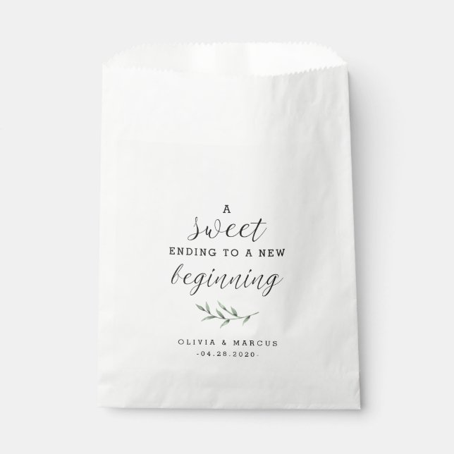 Sacolinha Dessert Wedding Favor Bag (Frente)