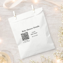 Sacolinha DETALHES DO chá de fraldas CÓDIGO DE VERIFICAÇÃO Q