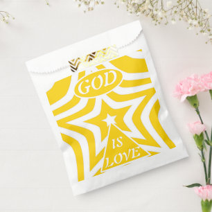 Sacolinha "Deus é Amor" Estrela Amarela Cibernética - VBS, R