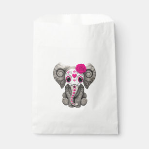 Sacolinha Dia cor-de-rosa do elefante inoperante