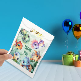 Sacolinha Dino Roar Birthday Bash Favor Bolsas
