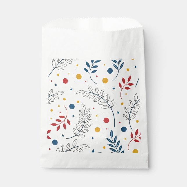 Sacolinha Diseño floral (Frente)