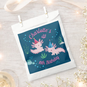 Sacolinha Diversão Splashy no Aniversário Axolotl