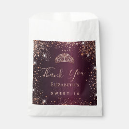 Sacolinha Doce, 16 rosa de ouro de aranha, obrigado de tiara