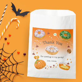 Sacolinha Doce de Halloween Delicioso em Aquarela Obrigado