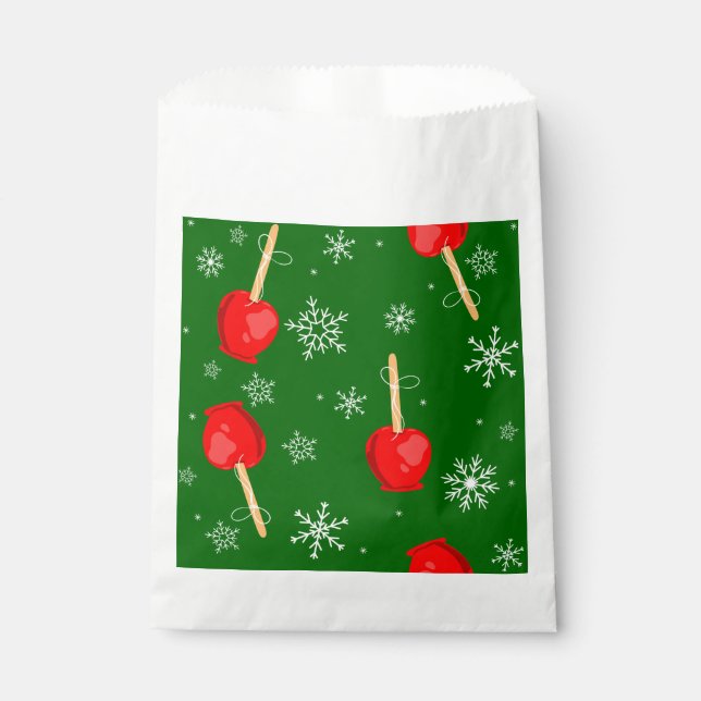 Sacolinha doce doce de natal verde (Frente)