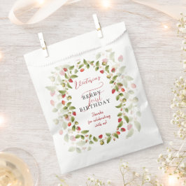 Sacolinha Doce Fresco Morango Silvestre Primeiro Aniversário