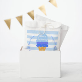 Sacolinha Doce sorvete primeiro aniversario azul
