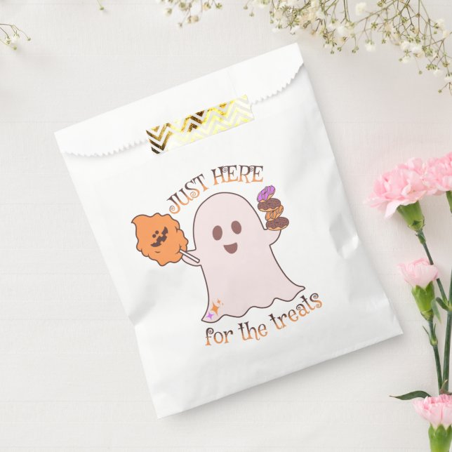 Sacolinha Doces de Halloween Fantasma e Doces Festa    (Selado)