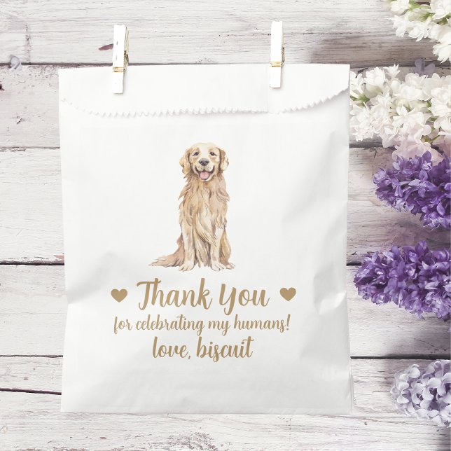 Sacolinha Dog Treat Wedding Favor Bag (Criador carregado)