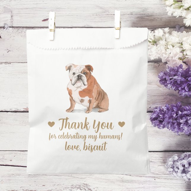 Sacolinha Dog Treat Wedding Favor Bag (Criador carregado)