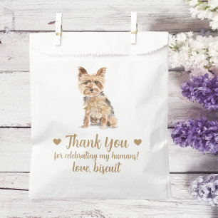 Sacolinha Dog Treat Wedding Favor Bag