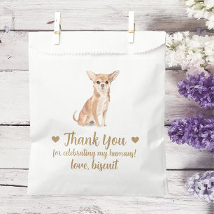 Sacolinha Dog Treat Wedding Favor Bag