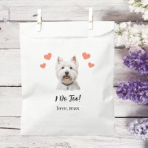 Dog Treat Wedding Favor Bag
