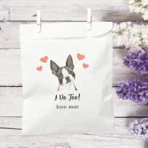Dog Treat Wedding Favor Bag