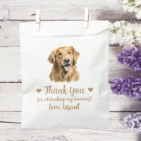 Dog Treat Wedding Favor Bag