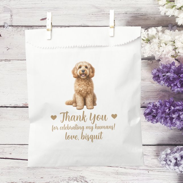 Sacolinha Dog Treat Wedding Favor Bag (Criador carregado)