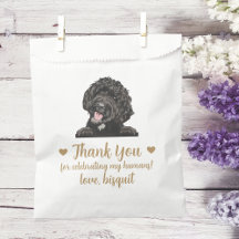 Dog Treat Wedding Favor Bag