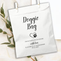 Doggie Bag Dog Treat Wedat Favor Bag Biscuit Bar
