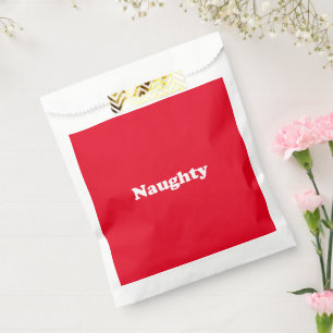 Sacolinha Doido ou legal, Bolsas de presente branco vermelho