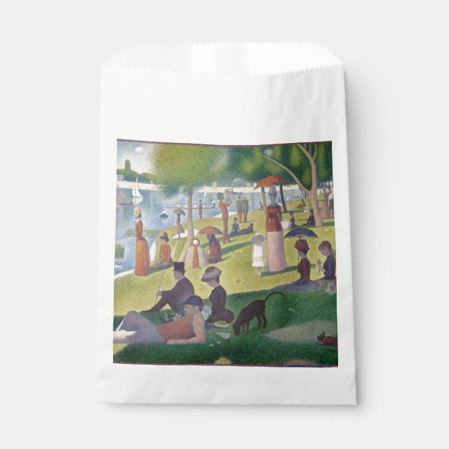 Sacolinha Domingo na pintura de La Grande Jatte Seurat (Frente)