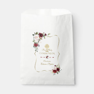 Sacolinha Dourada comuna Floral Sagrada Rosa Brilhante e Bri