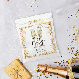 Sacolinha Dourada Glitter 50º Aniversário