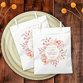 Sacolinha Dourado Rústico Boho Chic Casamento de Flores Silv