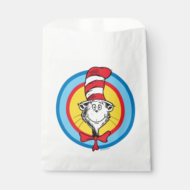 Sacolinha Dr. Seuss | Gato no Chapéu Gráfico da Cabeça (Frente)