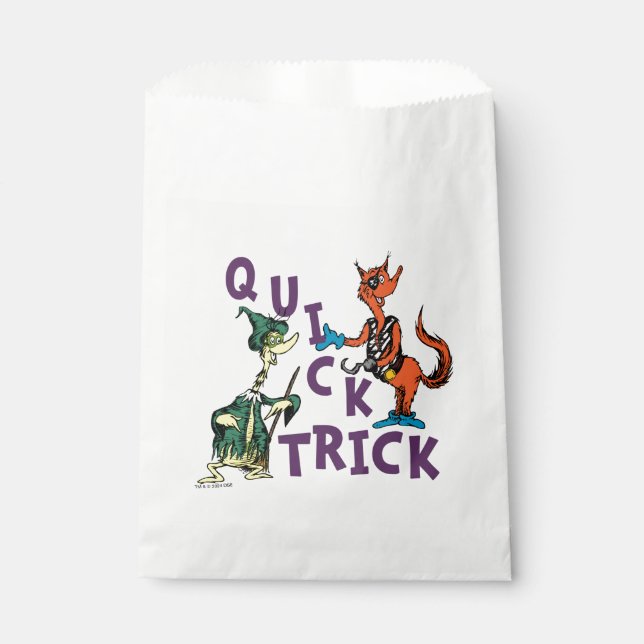 Sacolinha Dr. Seuss | Gráfico de Halloween da Dica Rápida (Frente)